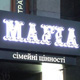 Ресторан «Мафия» в Киеве. Фриз из композита, прорезные буквы.